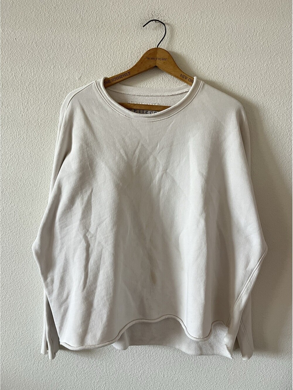 Frank & Eileen Off-White Crewneck Sweatshirt Large